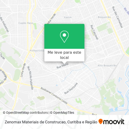 Zenomax Materiais de Construcao mapa
