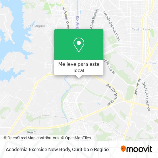 Academia Exercise New Body mapa