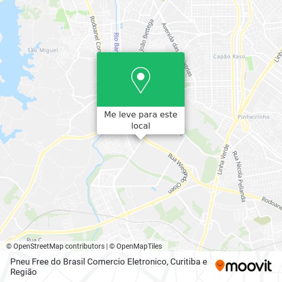 Pneu Free do Brasil Comercio Eletronico mapa