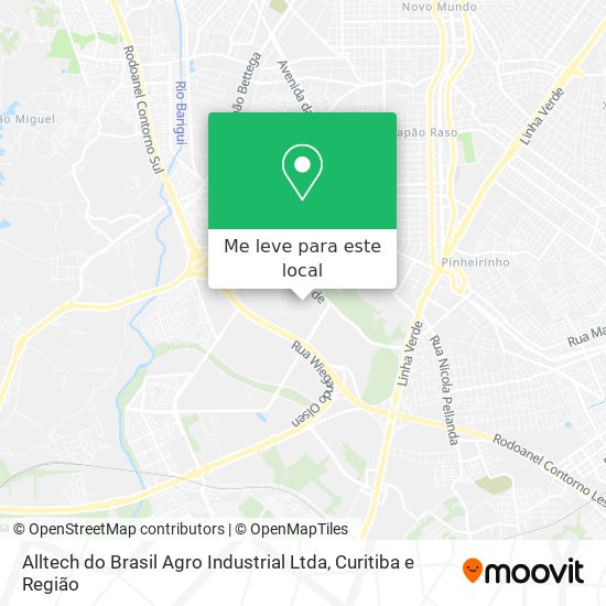 Alltech do Brasil Agro Industrial Ltda mapa