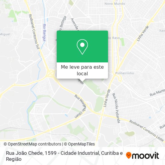 Rua João Chede, 1599 - Cidade Industrial mapa