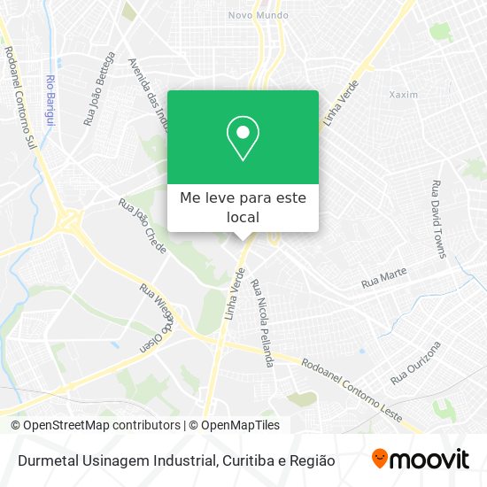 Durmetal Usinagem Industrial mapa