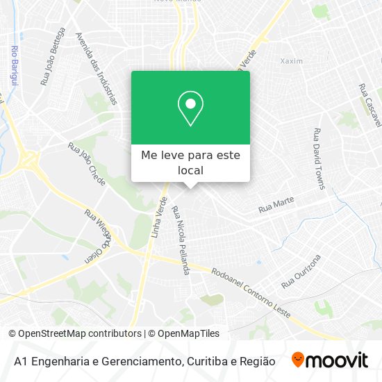 A1 Engenharia e Gerenciamento mapa