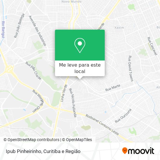 Ipub Pinheirinho mapa