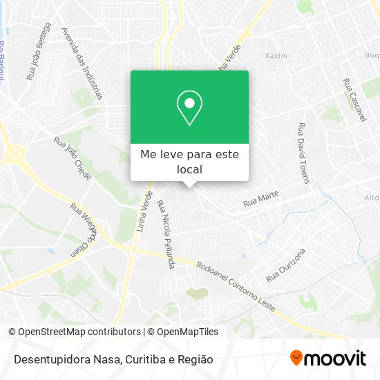 Desentupidora Nasa mapa