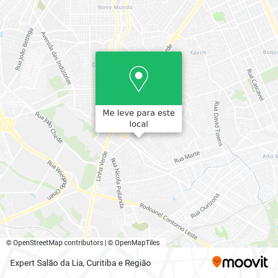 Expert Salão da Lia mapa