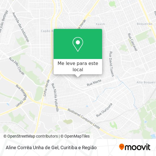 Aline Corrêa Unha de Gel mapa