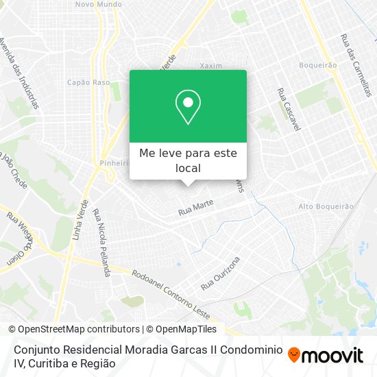 Conjunto Residencial Moradia Garcas II Condominio IV mapa