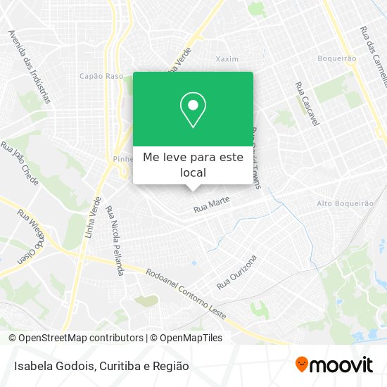 Isabela Godois mapa