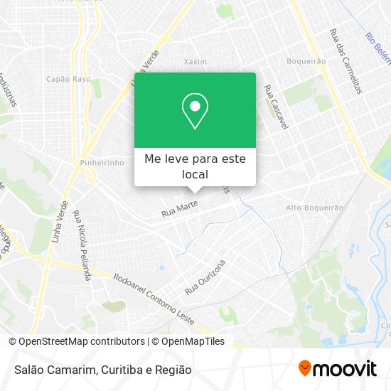 Salão Camarim mapa