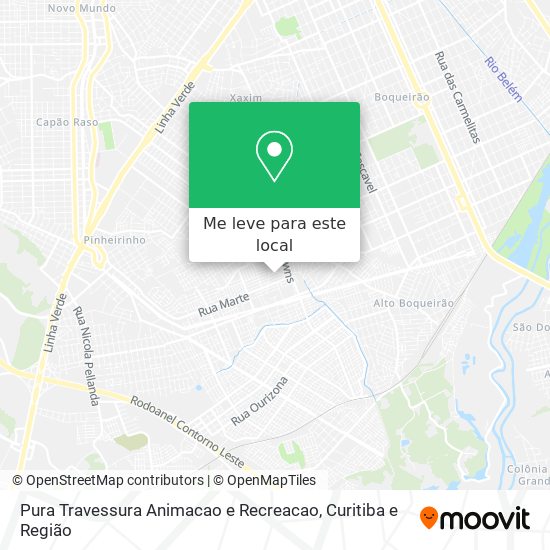 Pura Travessura Animacao e Recreacao mapa