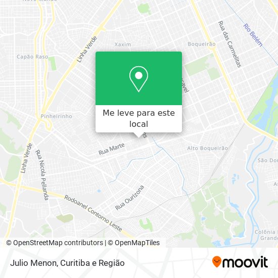 Julio Menon mapa