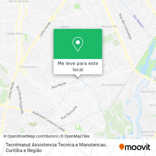 Tecnimanut Assistencia Tecnica e Manutencao mapa