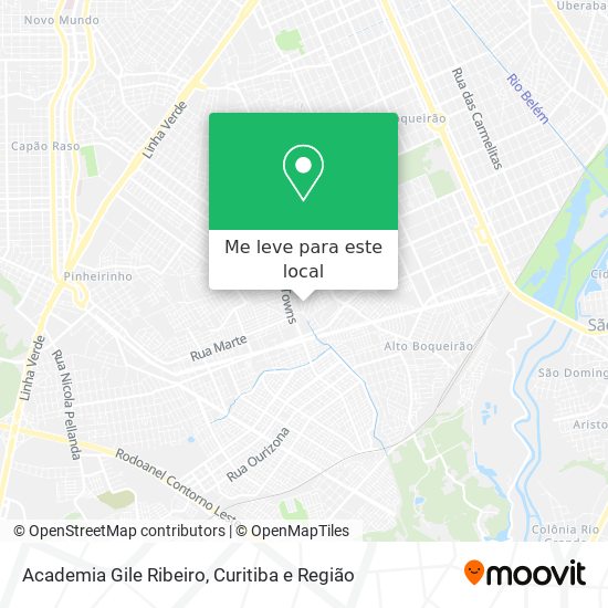 Academia Gile Ribeiro mapa