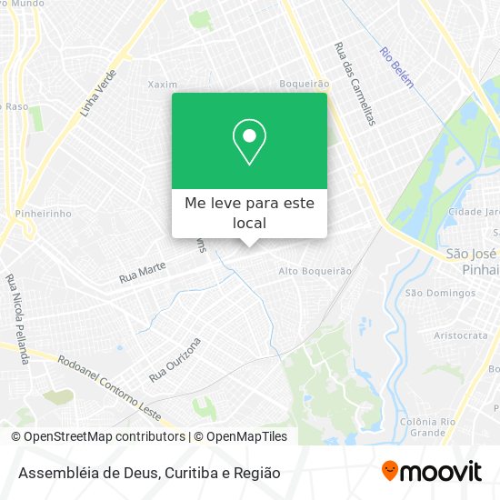 Assembléia de Deus mapa