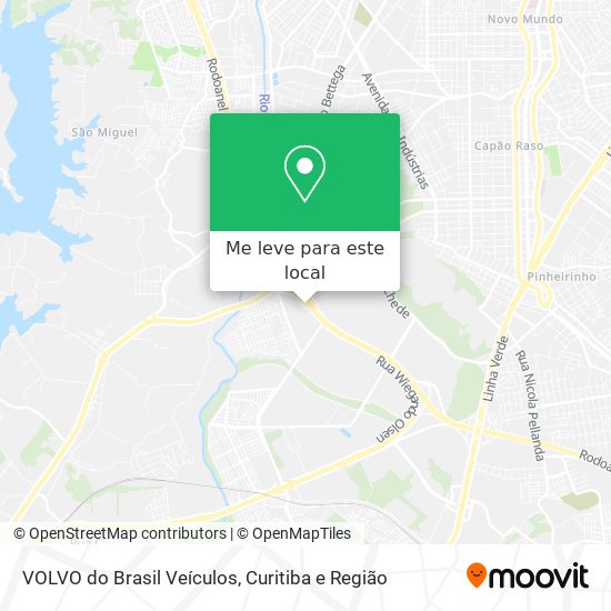 VOLVO do Brasil Veículos mapa
