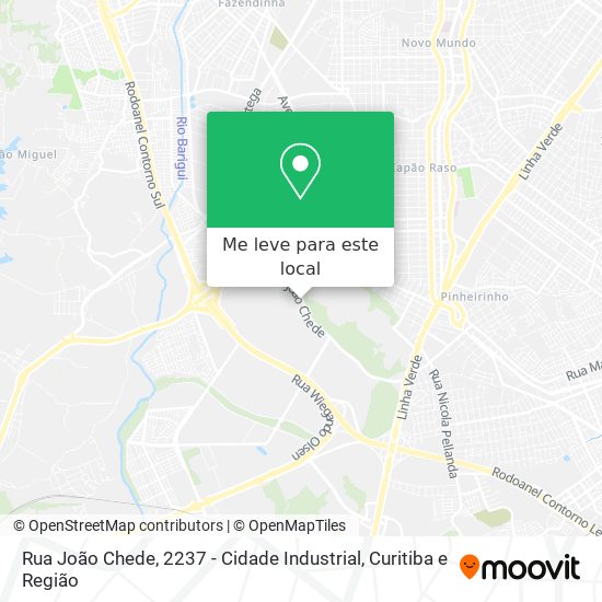 Rua João Chede, 2237 - Cidade Industrial mapa