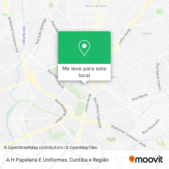 A H Papelaria E Uniformes mapa