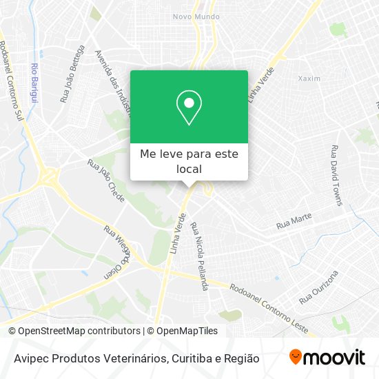 Avipec Produtos Veterinários mapa