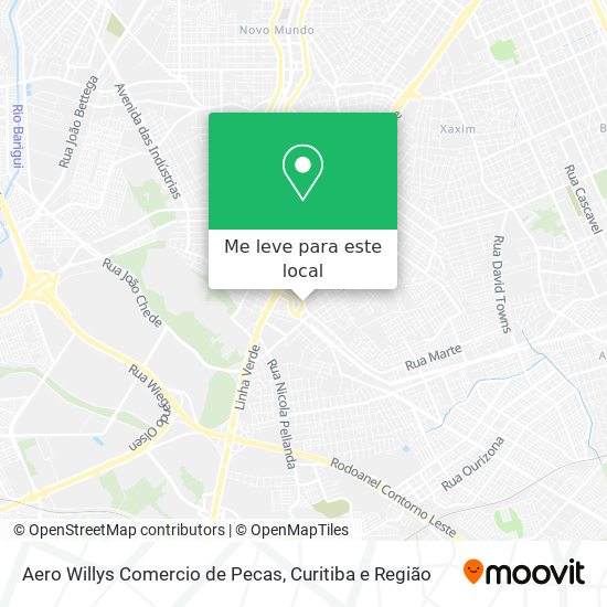 Aero Willys Comercio de Pecas mapa