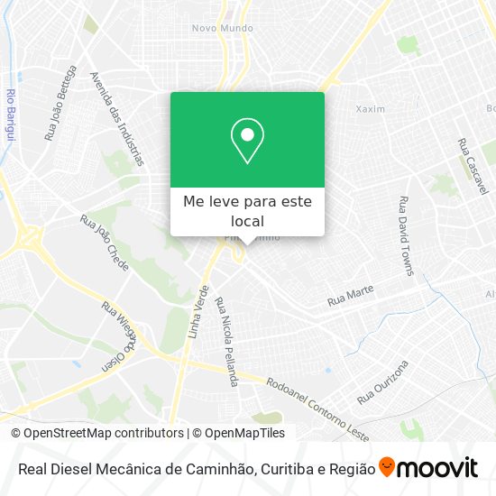 Real Diesel Mecânica de Caminhão mapa