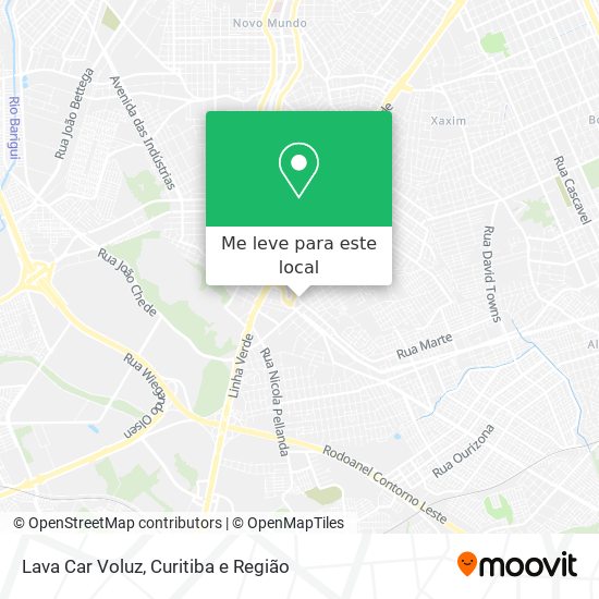 Lava Car Voluz mapa