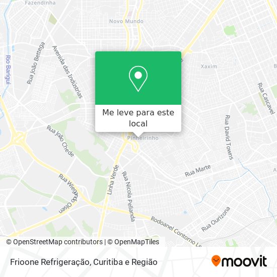 Frioone Refrigeração mapa