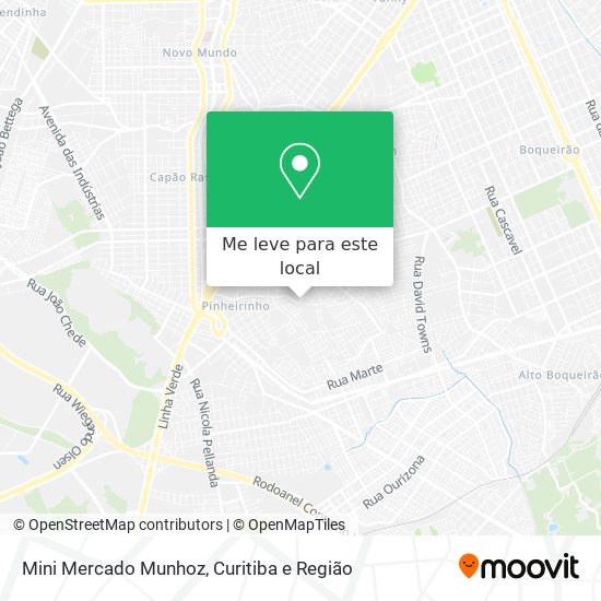 Mini Mercado Munhoz mapa