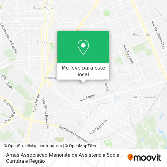 Amas Associacao Menonita de Assistencia Social mapa