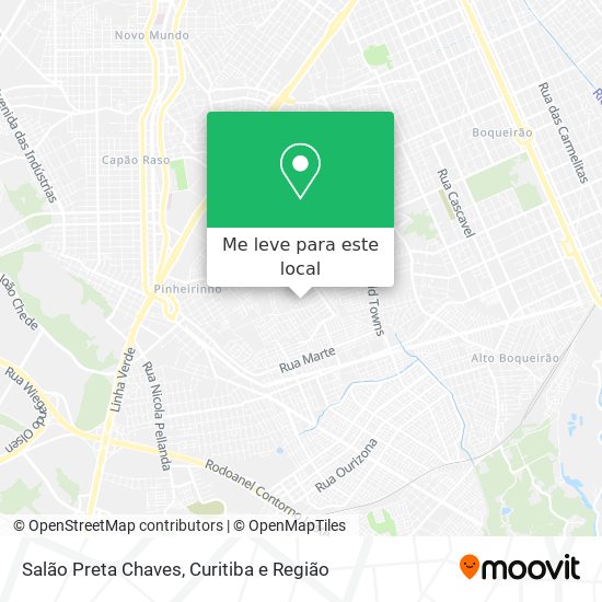 Salão Preta Chaves mapa