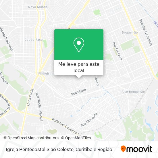 Igreja Pentecostal Siao Celeste mapa