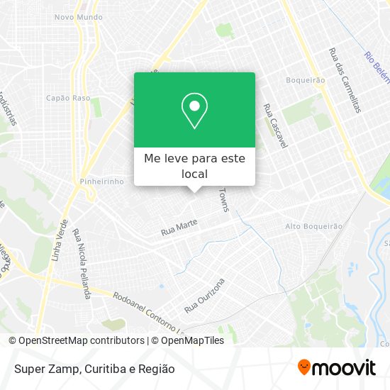Super Zamp mapa