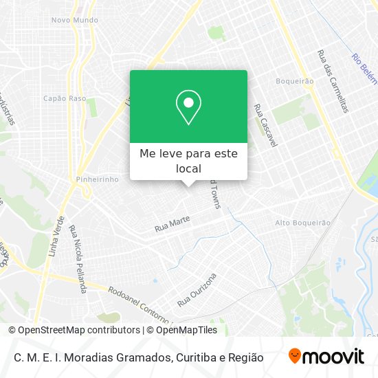 C. M. E. I. Moradias Gramados mapa