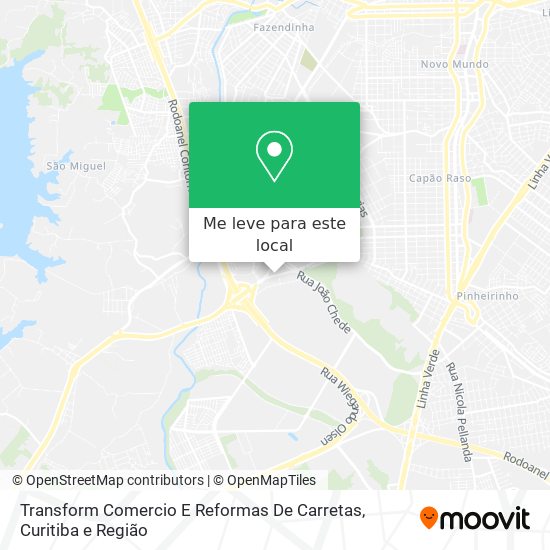 Transform Comercio E Reformas De Carretas mapa