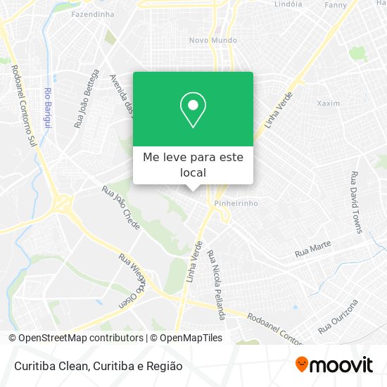Curitiba Clean mapa