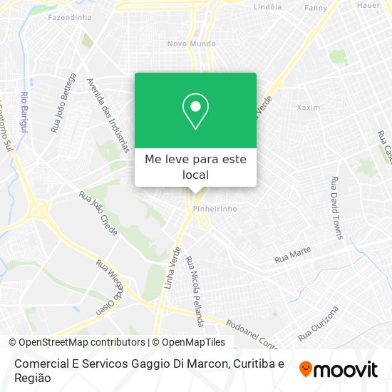 Comercial E Servicos Gaggio Di Marcon mapa