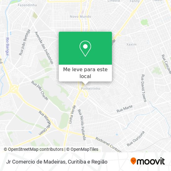 Jr Comercio de Madeiras mapa