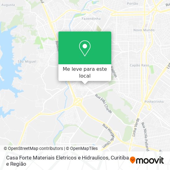 Casa Forte Materiais Eletricos e Hidraulicos mapa