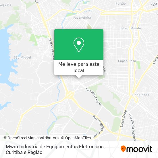 Mwm Indústria de Equipamentos Eletrônicos mapa
