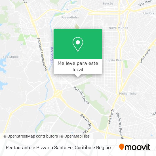 Restaurante e Pizzaria Santa Fé mapa