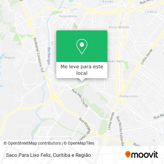 Saco Para Lixo Feliz mapa