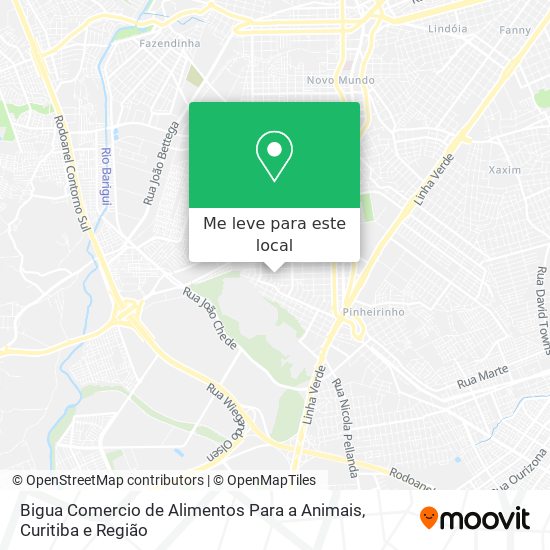 Bigua Comercio de Alimentos Para a Animais mapa