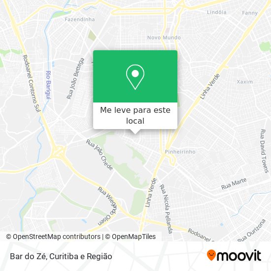 Bar do Zé mapa