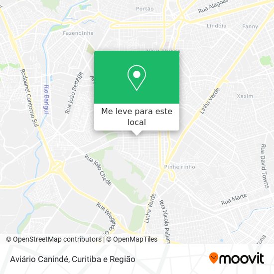 Aviário Canindé mapa