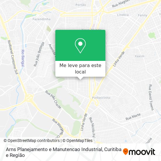 Arns Planejamento e Manutencao Industrial mapa