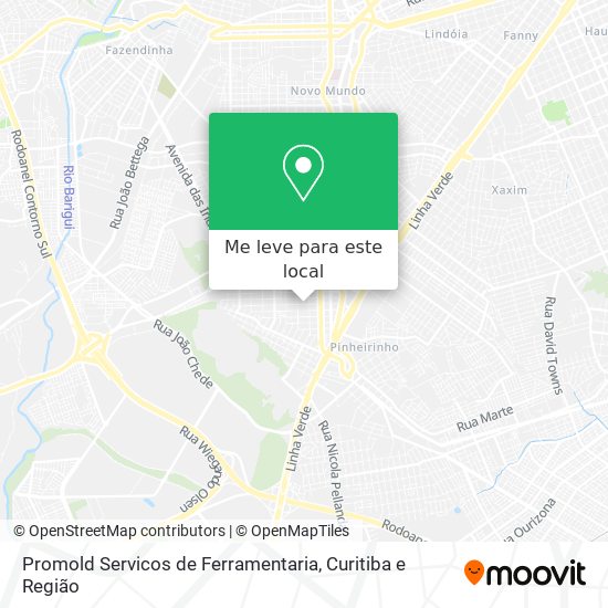 Promold Servicos de Ferramentaria mapa