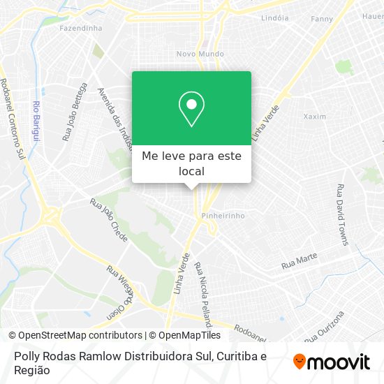 Polly Rodas Ramlow Distribuidora Sul mapa