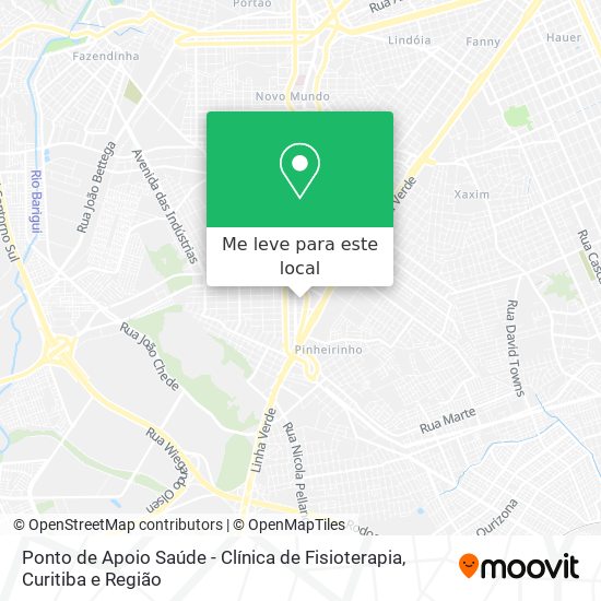 Ponto de Apoio Saúde - Clínica de Fisioterapia mapa