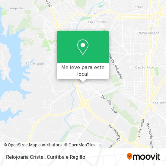Relojoaria Cristal mapa