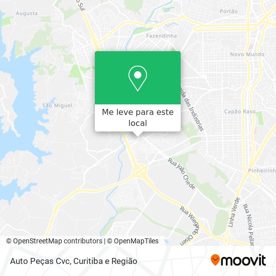 Auto Peças Cvc mapa